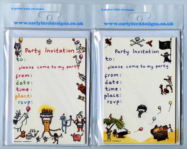 party invitations for Earlybird