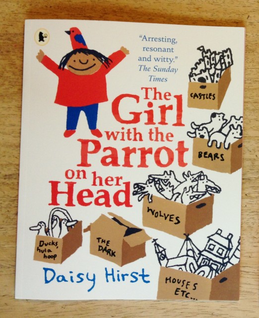 Paperback edition of The Girl with the Parrot on her Head