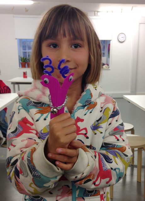 Two-headed monster puppet